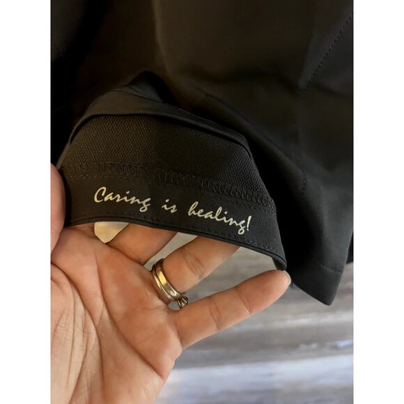 Healing Hands Top size XS Dark gray NEW Short Sleeves Medical Uniform - Picture 8 of 10